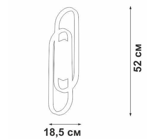 Накладной светильник Vitaluce V3042 V3042-0/2A