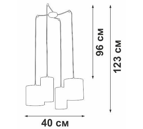 Подвесная люстра Vitaluce V3089 V3089/4S