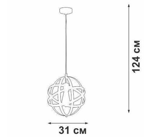 Подвесной светильник Vitaluce V3798 V3798-1/1S
