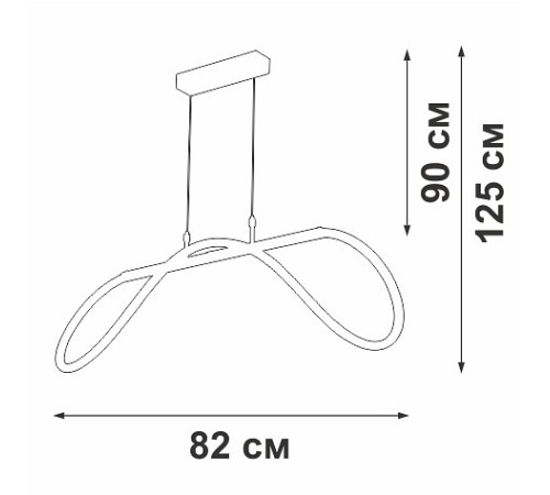 Подвесной светильник Vitaluce V3896 V3896-0/1S