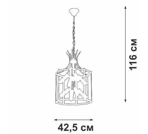 Подвесная люстра Vitaluce V3926 V3926-1/8