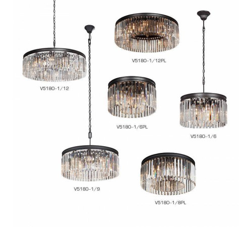 Потолочная люстра Vitaluce V5180 V5180-1/8PL