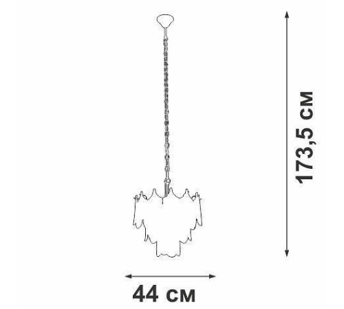 Подвесная люстра Vitaluce V58120 V58120-8/5