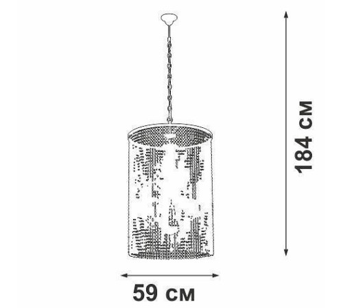 Подвесная люстра Vitaluce V5817 V5817-7/6