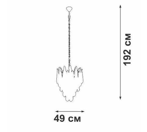 Подвесная люстра Vitaluce V5886 V5886-8/7