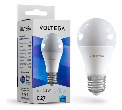 Лампа светодиодная Voltega General purpose bulb 11W 5738