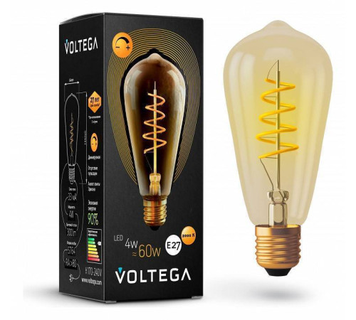 Лампа светодиодная Voltega ST64 7077