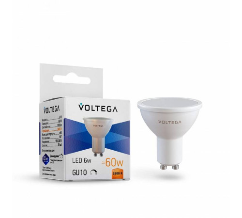Лампа светодиодная Voltega Sofit dim GU10 8457