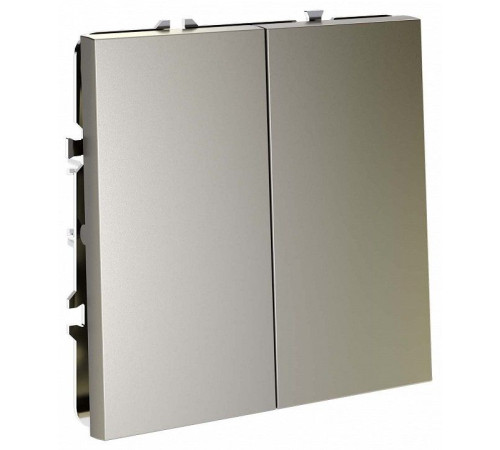 Переключатель перекрестный двухклавишный без рамки Voltum S70 VLS020504