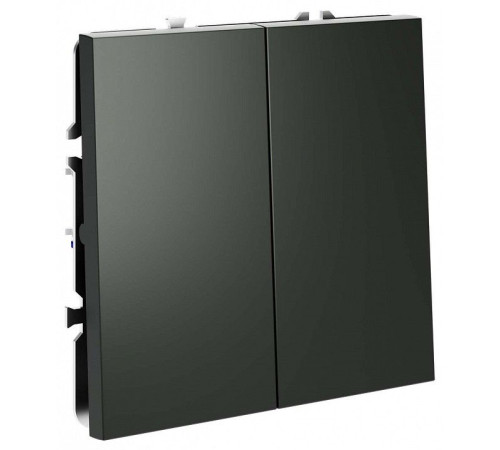 Переключатель перекрестный двухклавишный без рамки Voltum S70 VLS020506