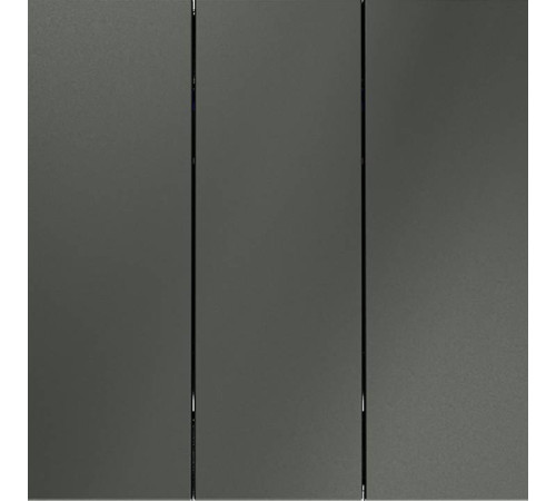 Выключатель трехклавишный без рамки Voltum S70 VLS030106