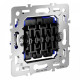 Механизм выключателя трехклавишного Voltum S70 VLS0301M
