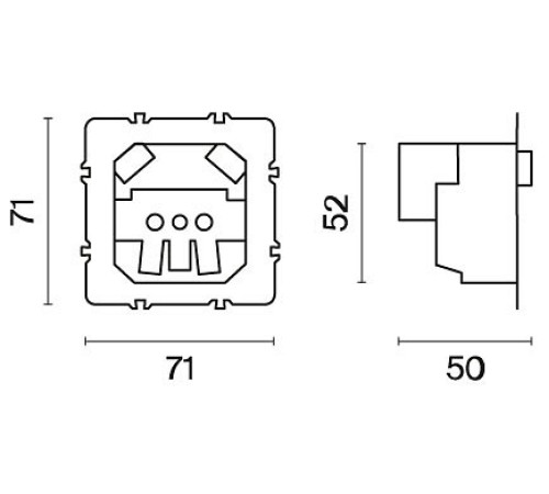 Механизм розетки с заземлением и со шторками и 2хUSB type A и C Voltum S70 VLS0405M