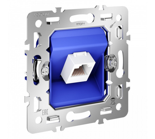 Механизм розетки Ethernet RJ-45 Voltum S70 VLS0601M