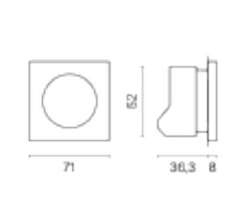 Диммер без рамки Voltum S70 VLS070307