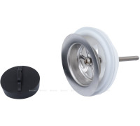 Водослив для умывальника Aquanet 5/4 с нержавеющей решеткой 00339429