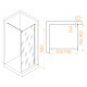 Душевая перегородка RGW WA-001 80 см 351000108-11