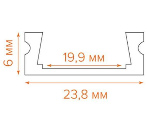 Короб накладной Wolta WAP-S-24/6/2000-A