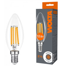 Лампа светодиодная Wolta  E14 12Вт 4000K WF-C35-12W4KE14