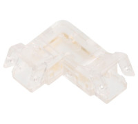 Соединитель лент угловой жесткий Wolta  WLS-2PIN-5MM-MONO-L