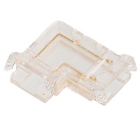 Соединитель лент угловой жесткий Wolta  WLS-3PIN-CCT-COB-10MM-L