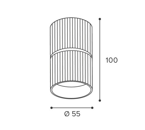 Накладной светильник Wolta NIMB WSL-GU10/18WG