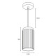 Подвесной светильник Wolta MUSE WSL-GX53/P19BG-2