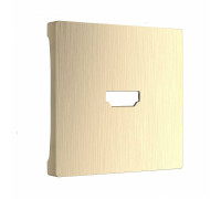 Накладка для HDMI Werkel шампань рифленый WL10-HDMI-CP