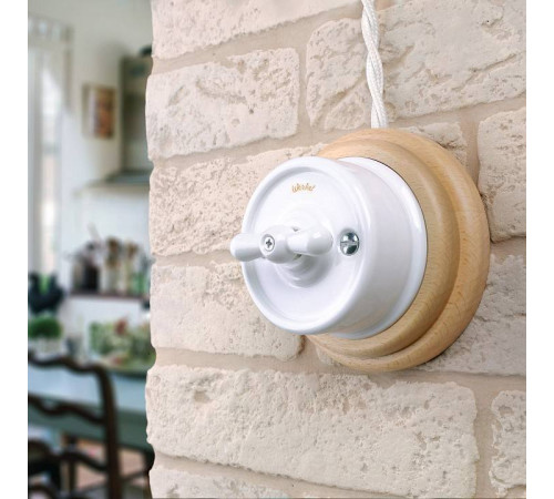 Рамка на 1 пост Werkel Ретро W0015224 (светлый бук)