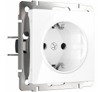 Розетка с заземлением, без рамки Werkel W117 1 W1171001