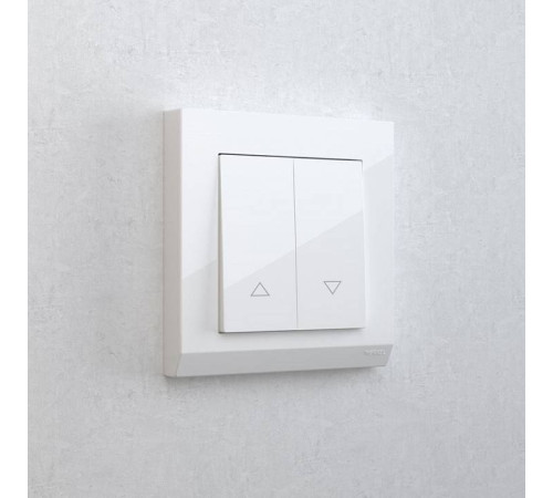 Выключатель для жалюзи Werkel белый W1124501 (белый)