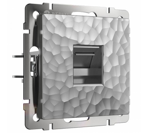 Розетка Ethernet RJ-45 Werkel Hammer W1281006 (серебряный)