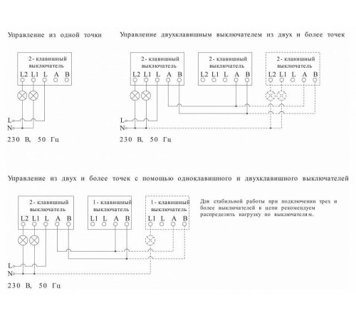 Выключатель сенсорый двухклавишный с подсветкой, без рамки Werkel белый W4520001