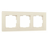 Рамка на 3 поста Werkel Favorit молочный W0031141