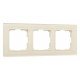Рамка на 3 поста Werkel Favorit молочный W0031141