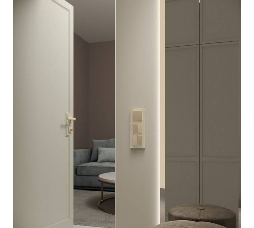 Рамка на 3 поста Werkel Favorit молочный W0031141