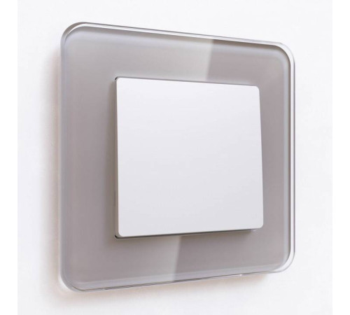 Выключатель одноклавишный без рамки Werkel Белые матовые W1110061