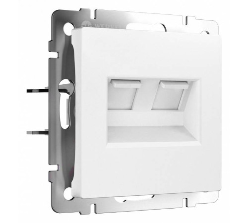 Розетка Ethernet RJ-45 без рамки Werkel белый матовый W1181161