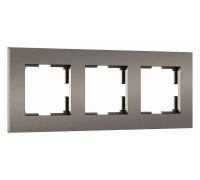 Рамка на 3 поста Werkel Slab бронза матовый W0032963