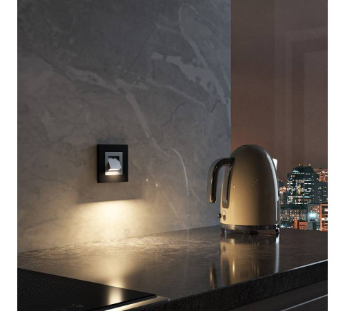 Заглушка для поста с подсветкой, без рамки Werkel серебряные W1154706