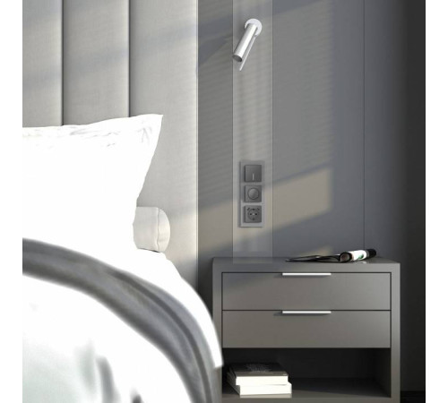 Рамка на 3 поста Werkel Senso серебряный soft-touch W0033106