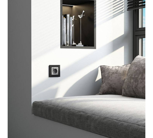 Рамка на 1 пост Werkel Senso черный soft-touch W0013108