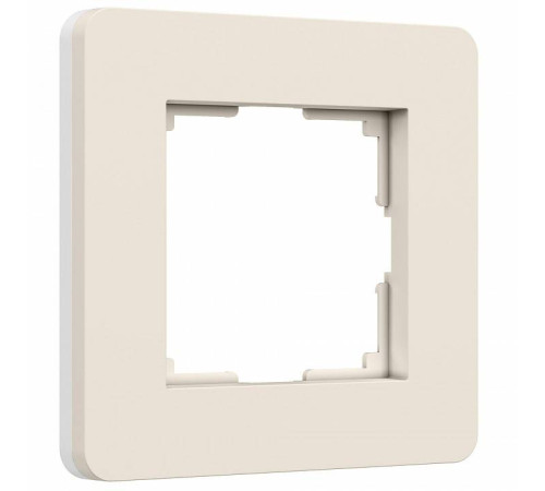 Рамка на 1 пост Werkel Split айвори/белый, soft-touch W0013066