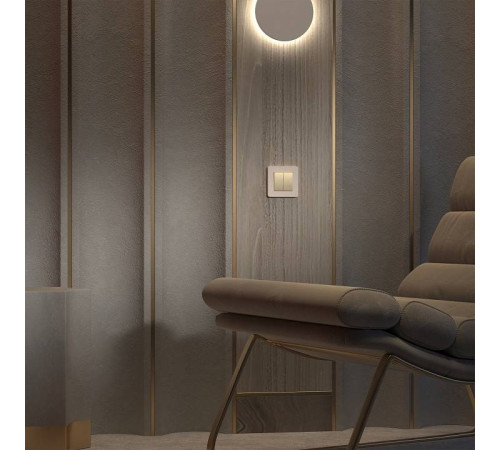 Рамка на 1 пост Werkel Split айвори/белый, soft-touch W0013066