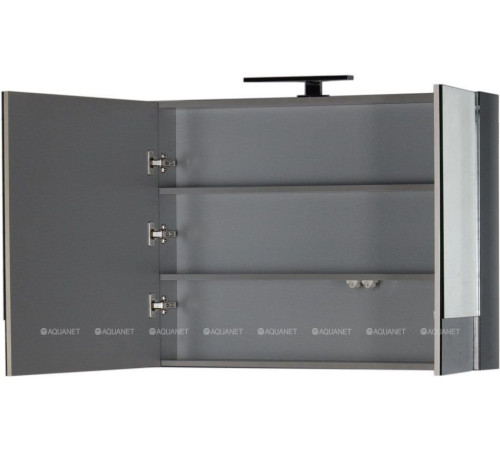 Зеркало-шкаф Aquanet Верона 90 черный 00172340