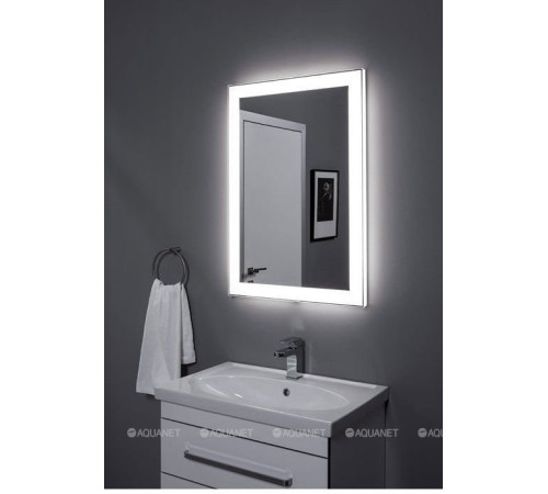 Зеркало Aquanet Алассио 10085 с LED подсветкой и ИК-выключателем 1000х850 мм 00196638