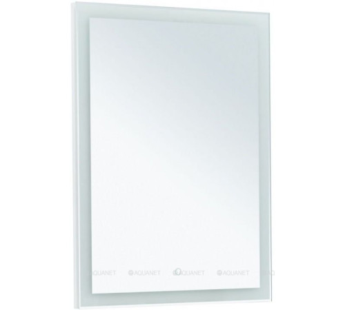 Зеркало Aquanet Гласс 60 LED белый глянец 00274025