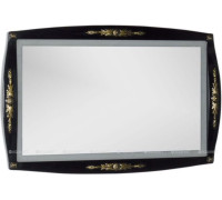 Зеркало Aquanet Виктория 120 черный глянец/золото 00183927