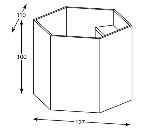 Накладной светильник Zumaline Polygon 20070-WH