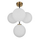 Люстра на штанге 33 идеи S32WH CHN800S.04.17ABL.ASB-S32WH